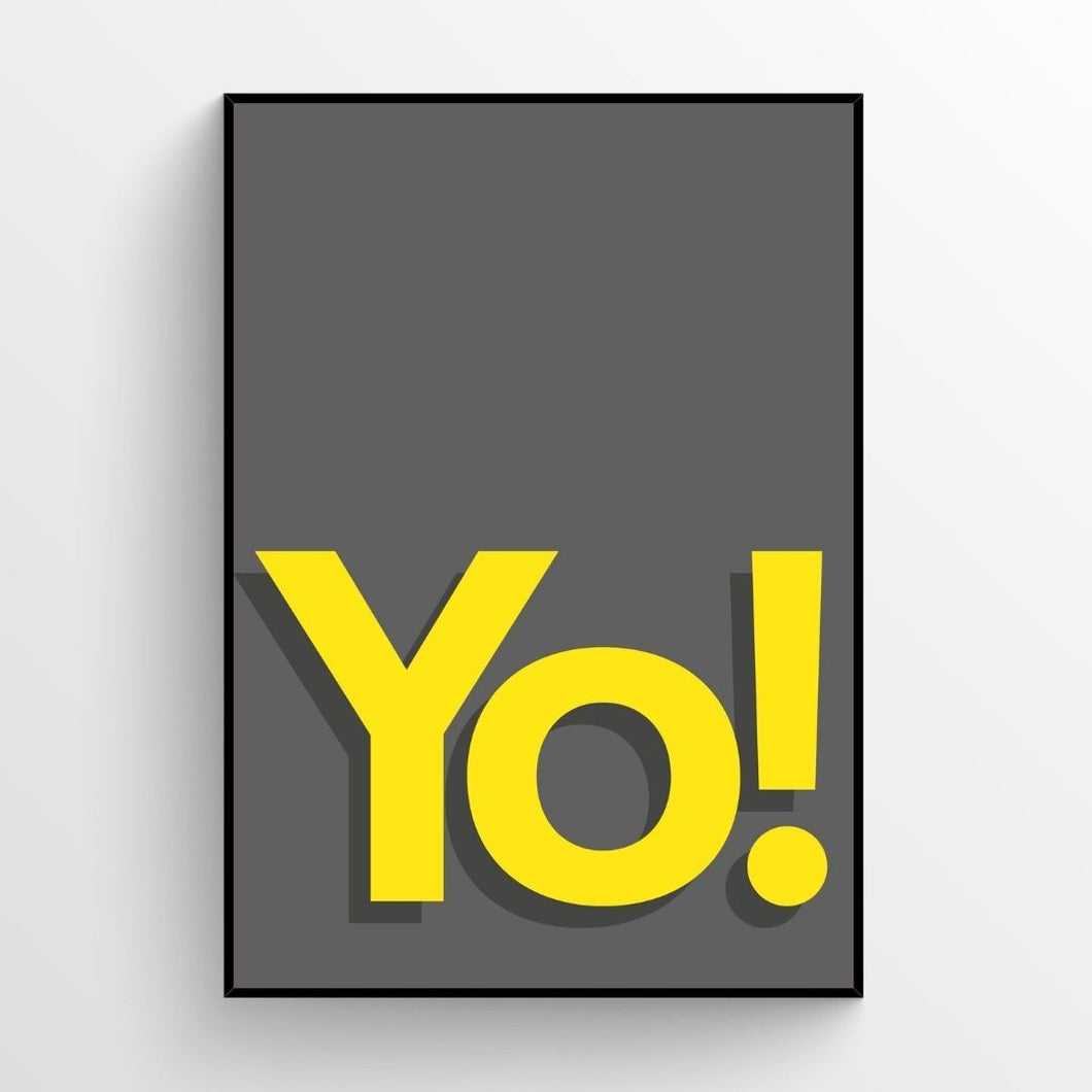 Yo! (Mustard/Grey)