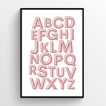 Load image into Gallery viewer, Alphabet Blush Pink - Uppercase
