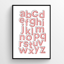 Load image into Gallery viewer, Alphabet Blush Pink - Lowercase
